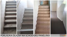 Pokládka dlažby panelák - Stavebná firma Brezno