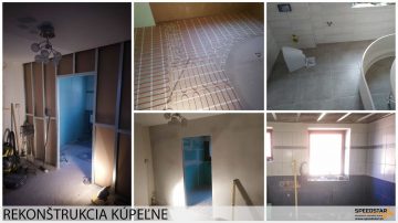 Obnova kúpeľne - Stavebná firma Brezno